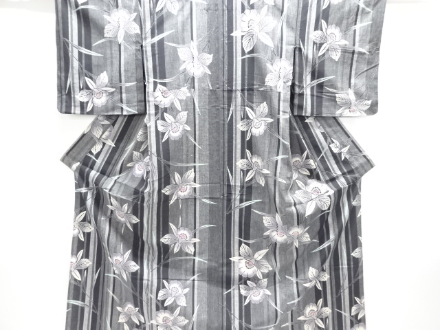 Japanese Kimono / Tsumugi Omeshi Cotton